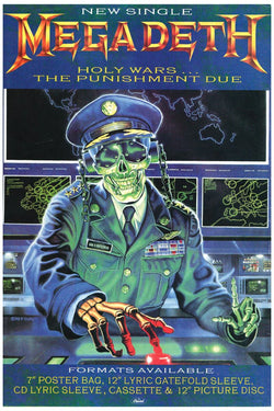 Megadeth - Holy Wars Poster