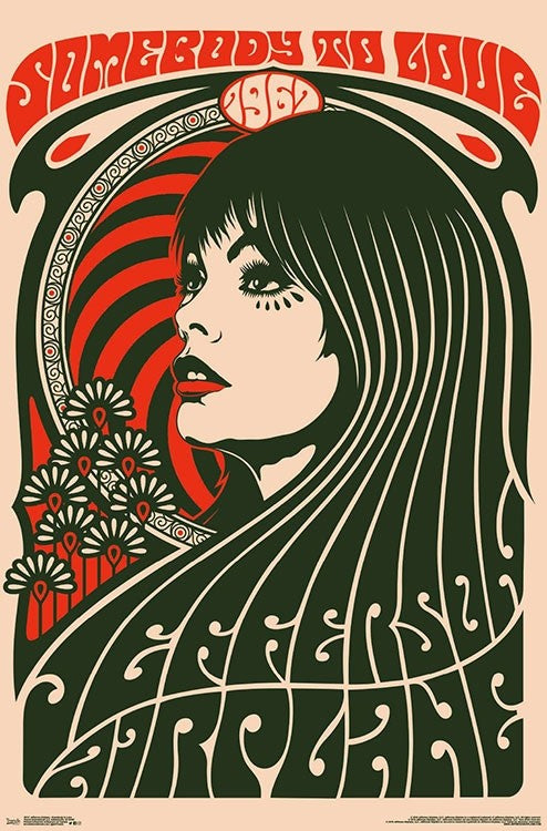 Jefferson Airplane - Somebody to Love Poster