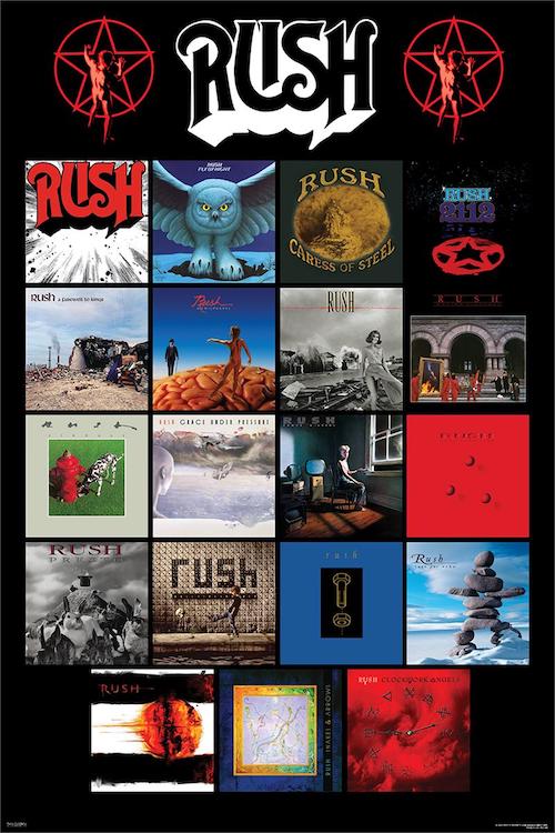 Rush - Album Covers Poster