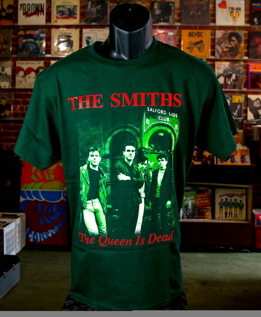 Smiths, The - Queen Is Dead T Shirt (Green)