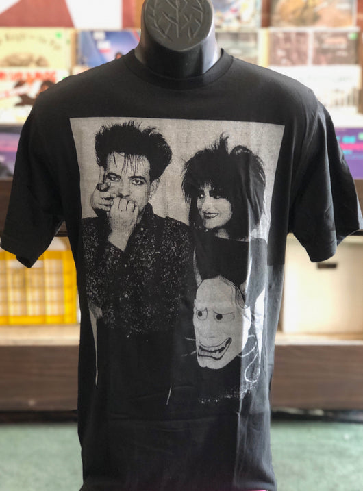 Robert Smith & Siouxsie Sioux - T Shirt (Grey on Black)