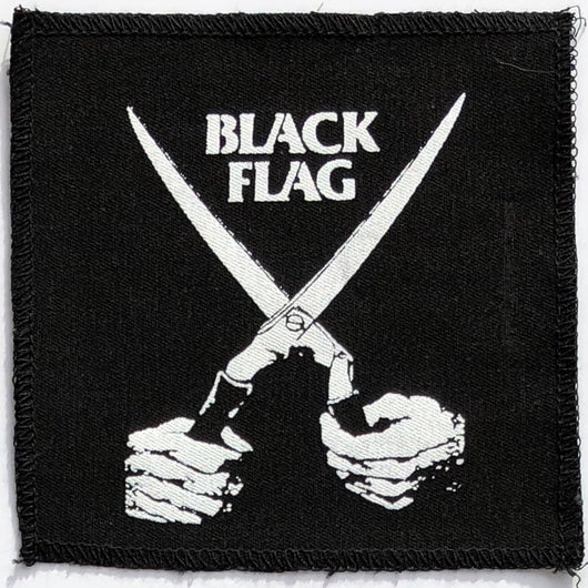 Black Flag - Everything Went Black Silk Screened Patch