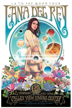 Lana Del Rey - LA to the Moon Poster
